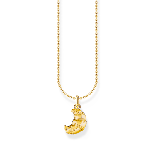 Thomas Sabo YGP Necklace with Croissant Pendant KE2229-413-39