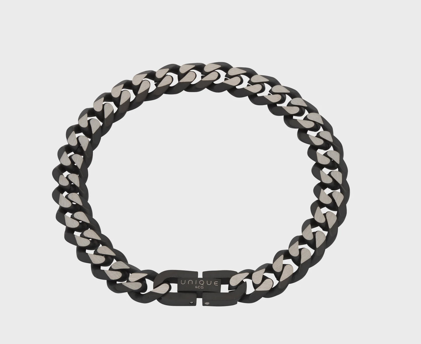 Unique & Co Matte Black Steel Bracelet LAB-127