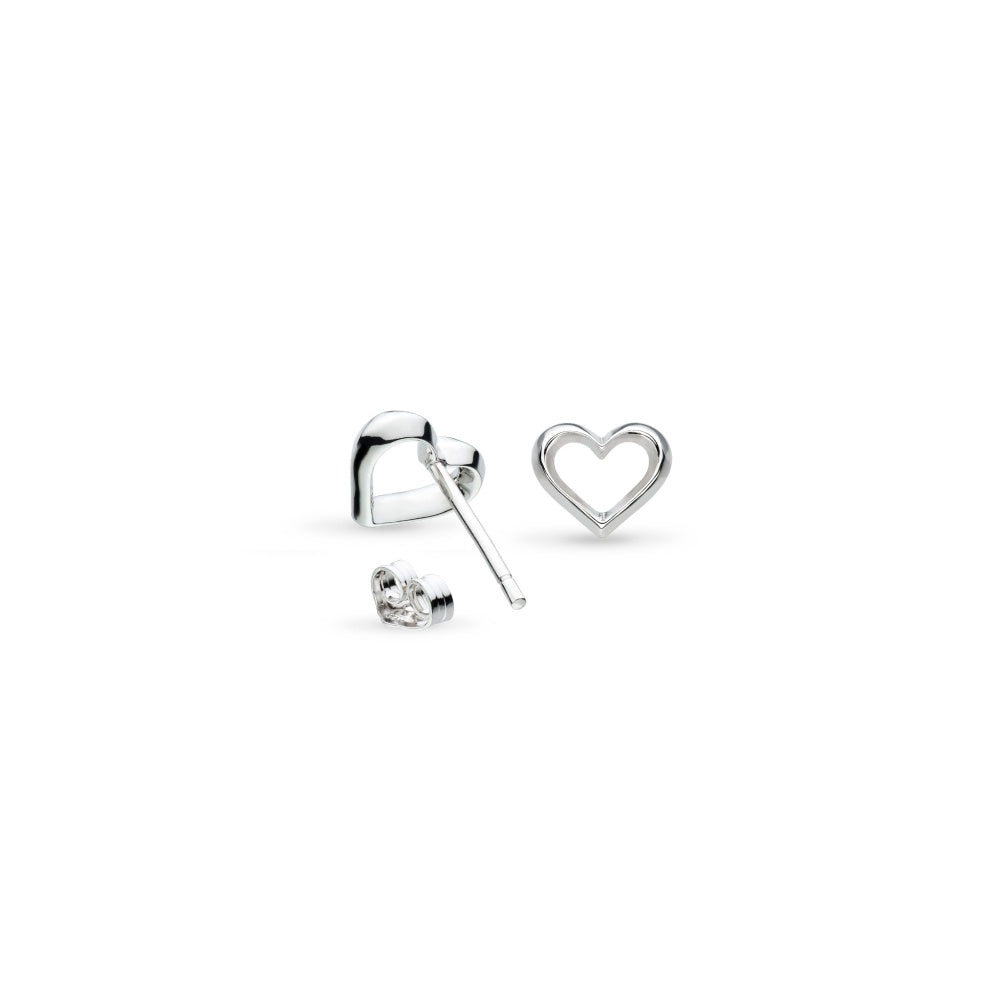 Kit Heath Silver Love Heart Outline Necklace 90533RP