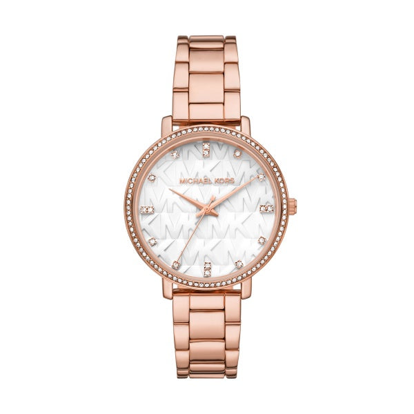 Michael Kors Pyper Pavé Rose Gold-Tone Ladies Watch MK4917