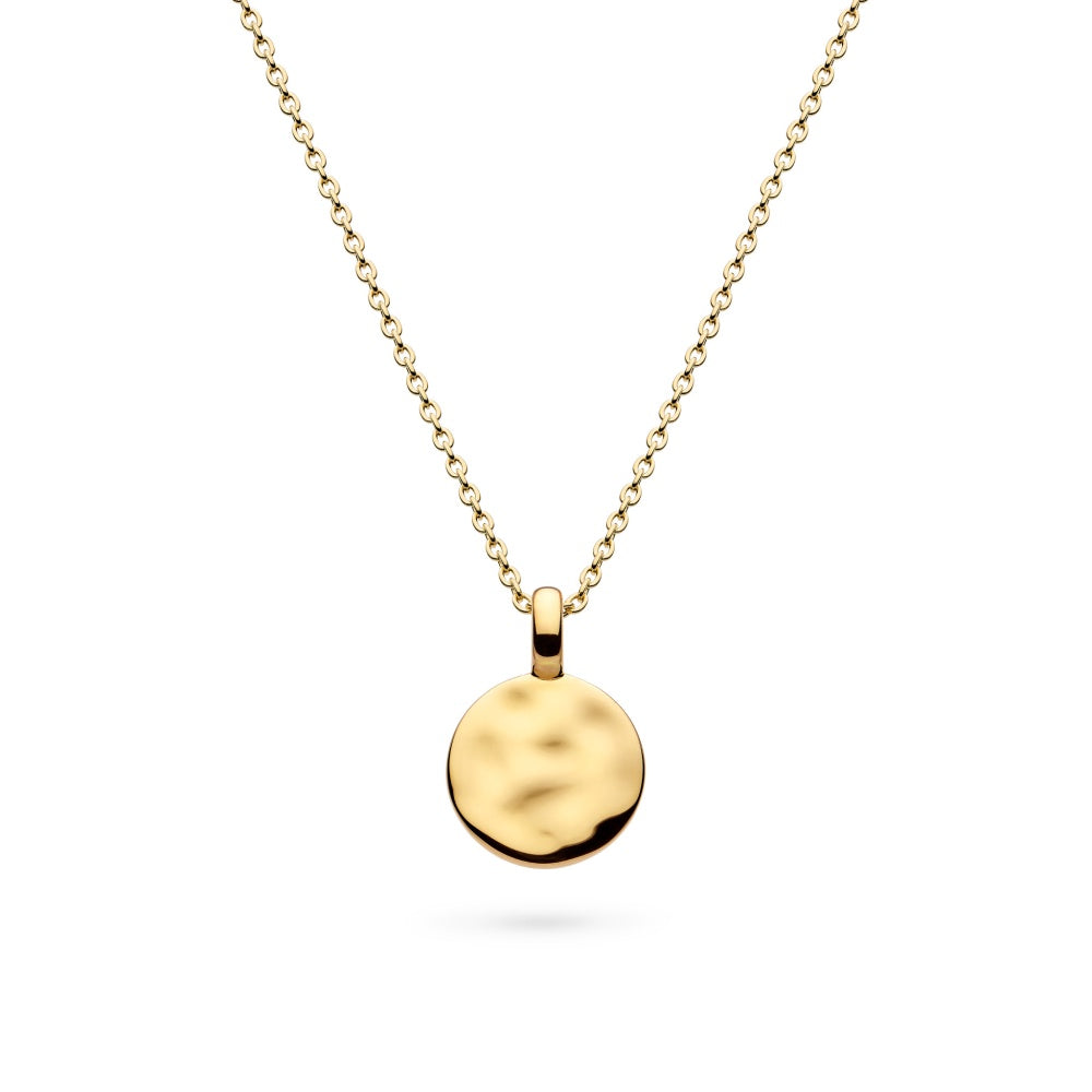 Kit Heath Mirage Reflect Golden Round Disc Mini Necklace 91221GD