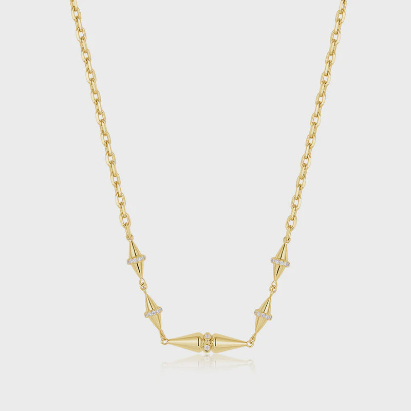 Ania Haie Gold Geometric Chain Necklace N053-04G