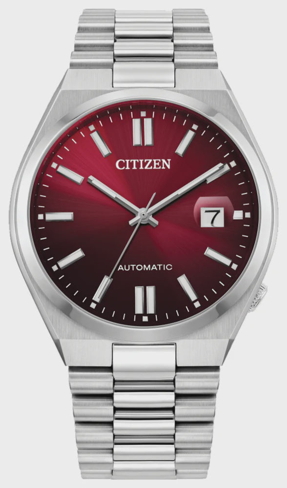 Citizen Gents Tsuyosa Automatic Red Dial Watch NJ0150-56W