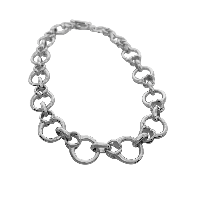 Lumi Sterling Silver Chunky Necklace NK023