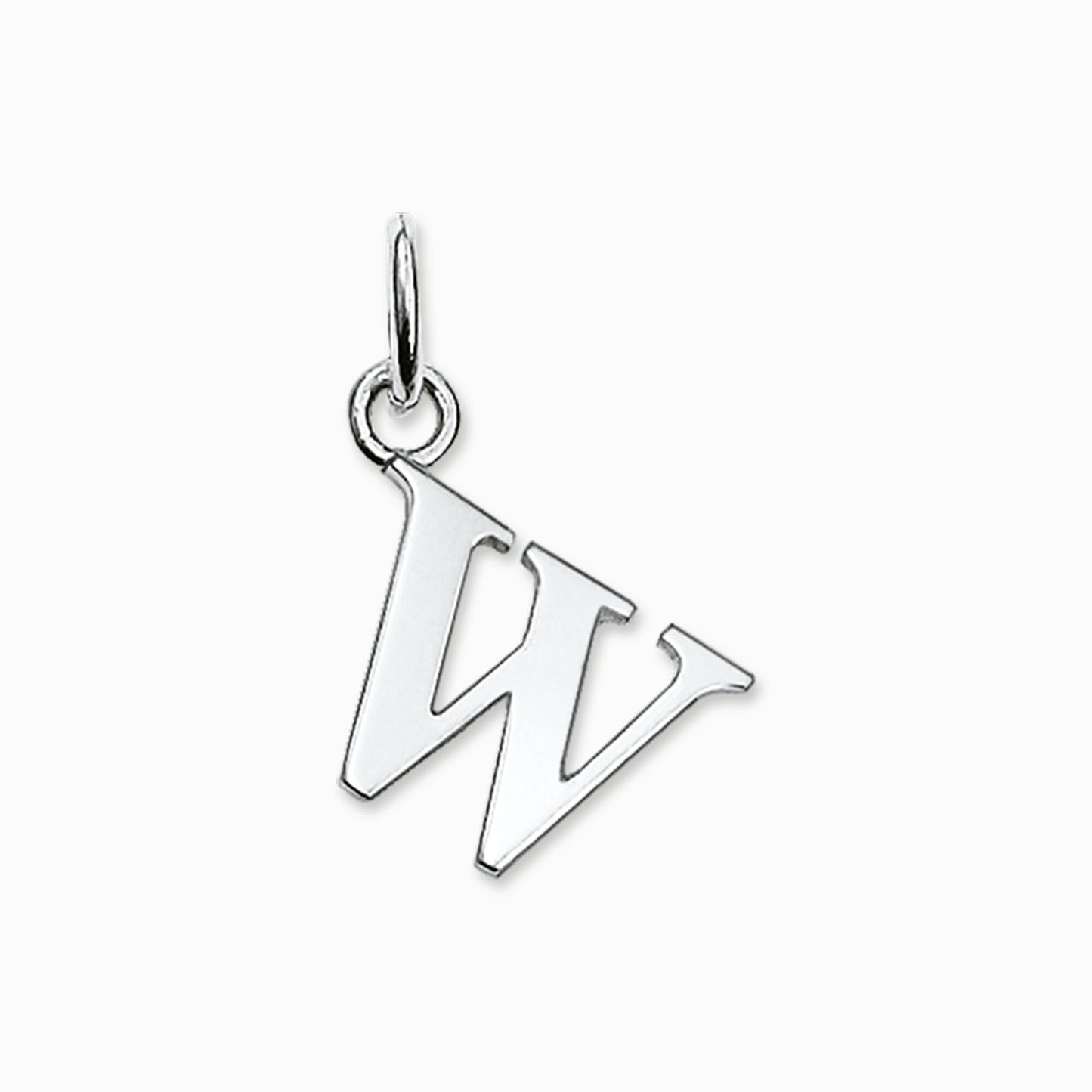 Thomas Sabo Silver Initial W Pendant PE610-001-12