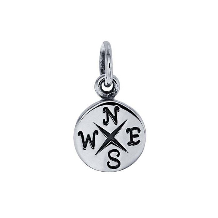 Perma Jewel Sterling Silver Compass Charm PJ-9252077