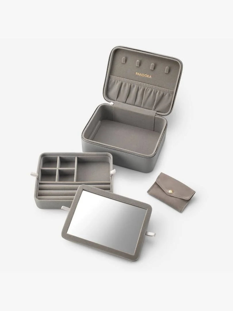 PANDORA Grey Medium Jewellery Box PUKP5285