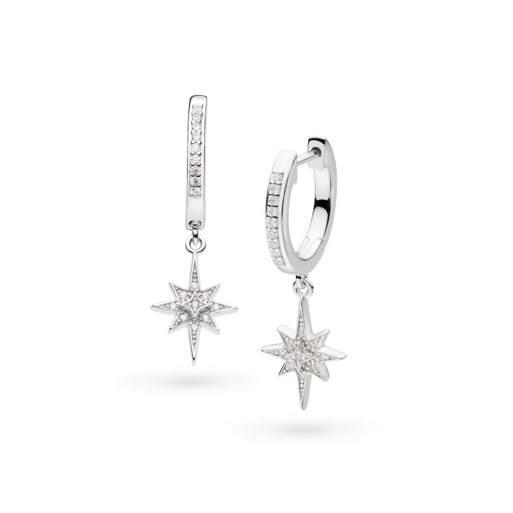 Kit Heath Céleste North Star Hoop Earrings 50456CZ