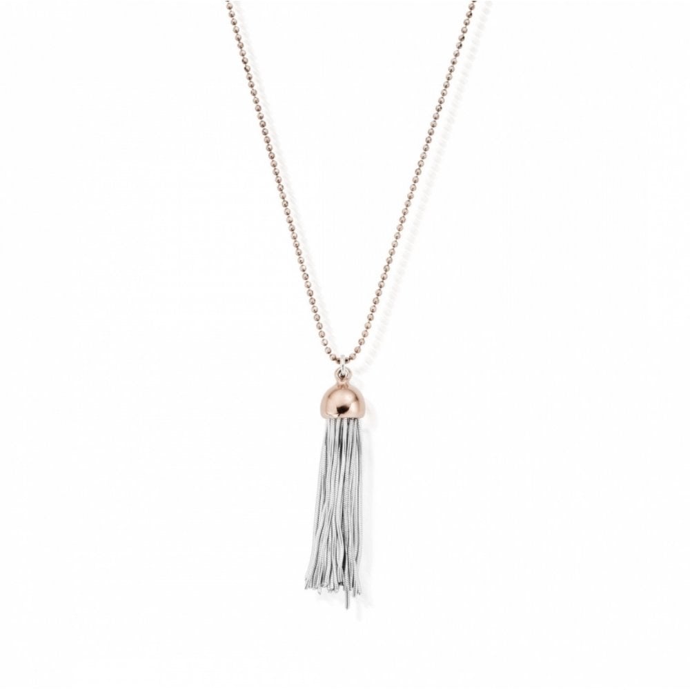ChloBo Diamond Cut Chain With Cap Tassel Pendant RCDC2937