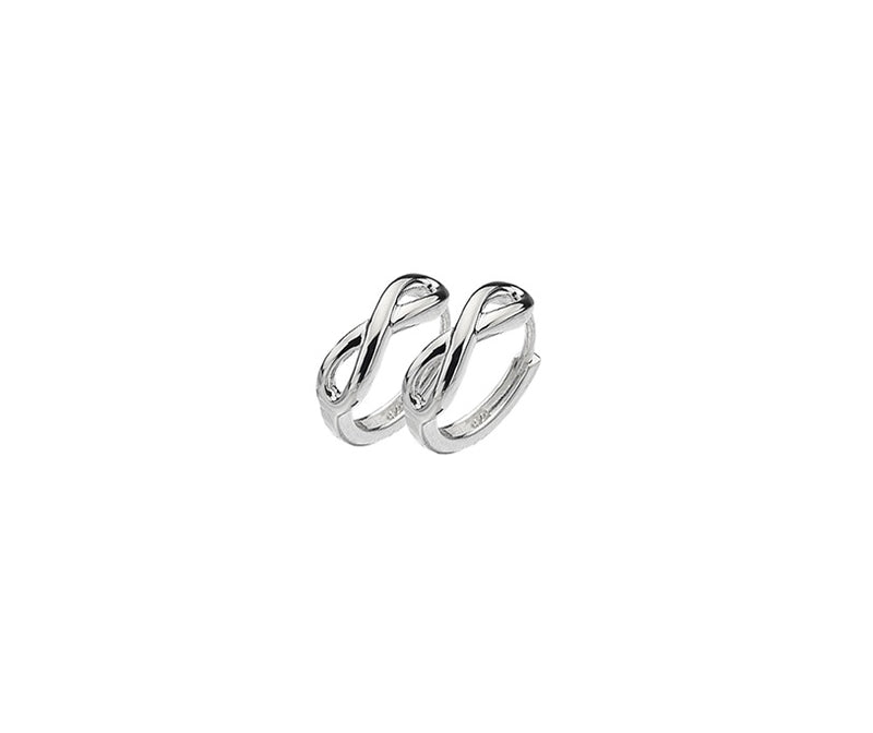 Sterling Silver Huggie Earrings 158