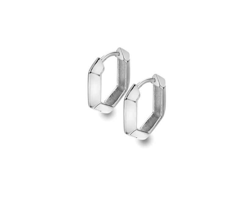 Sterling Silver Huggie Earrings 411