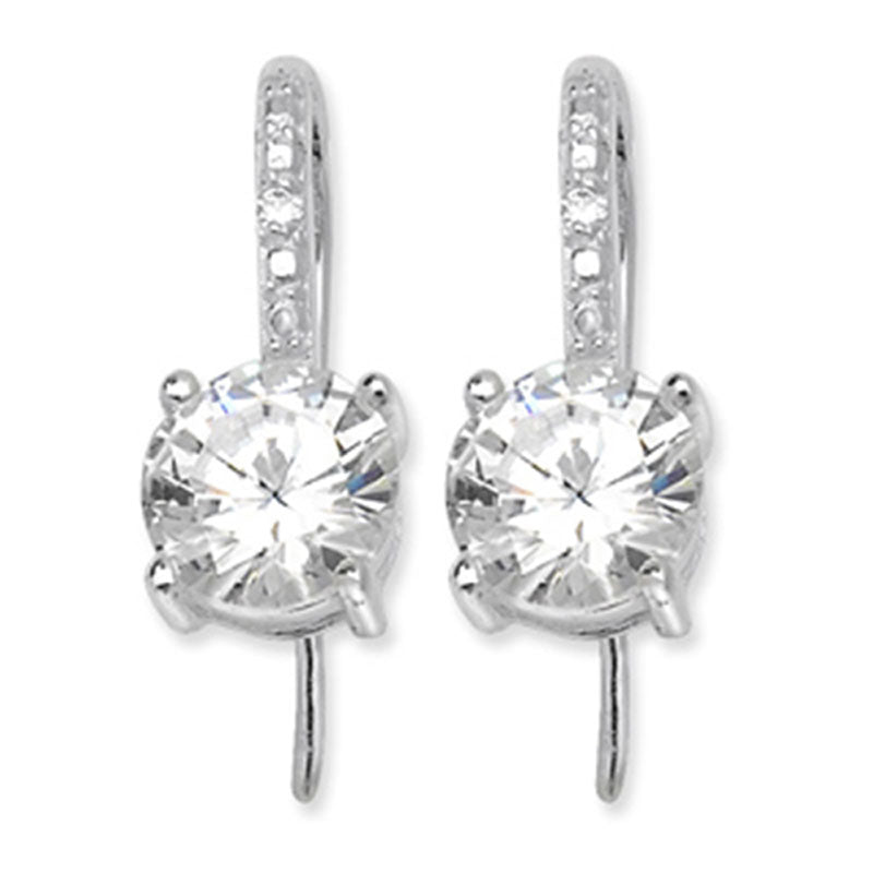 Classic Cubic Zirconia Drop Earrings