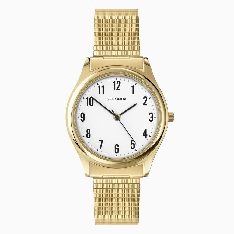 Sekonda Gents Gold Tone Expandable Watch 3751