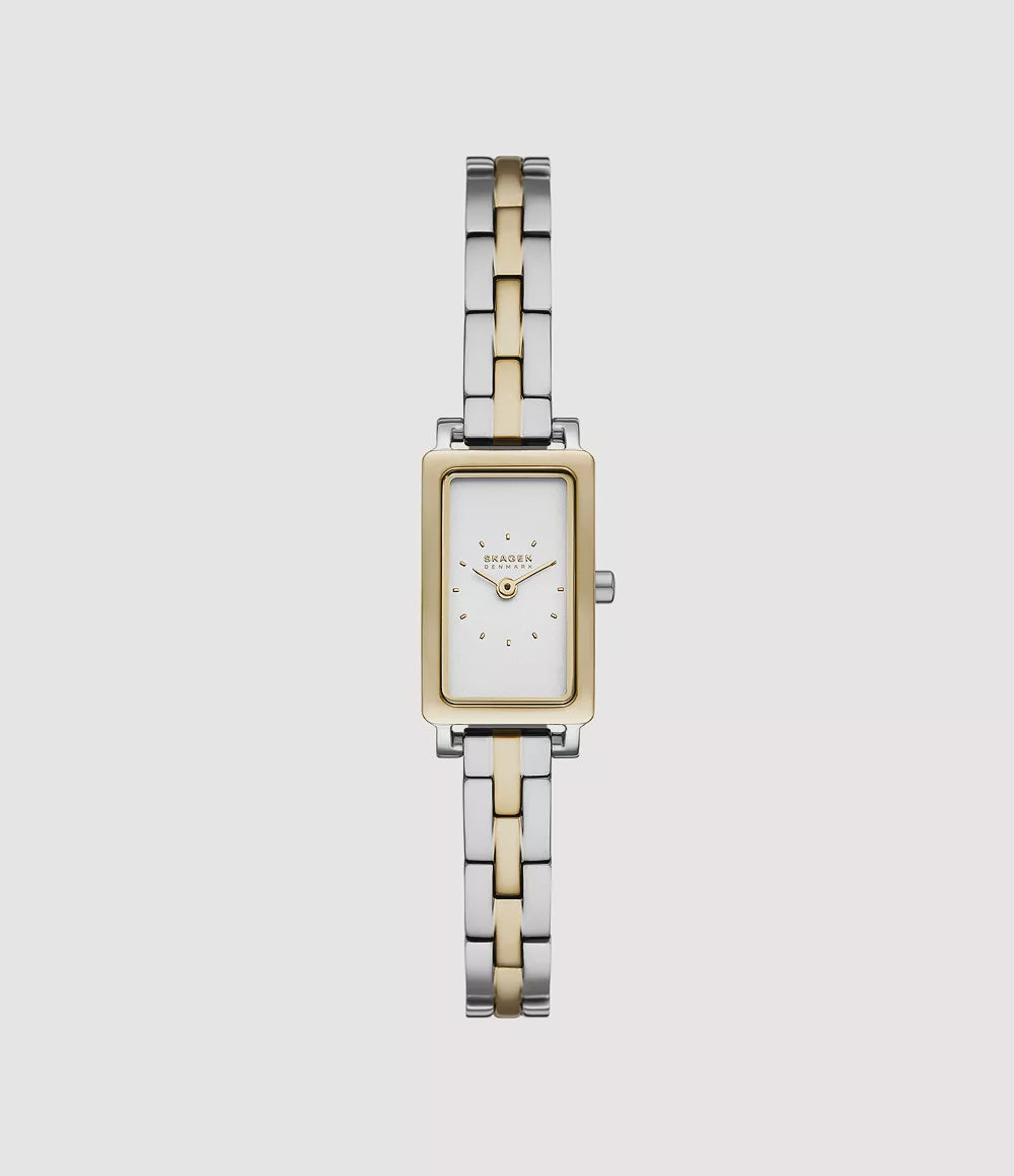 Skagen Hagen Micro Two-Hand Two-Tone Stainless Steel Watch SKW3155