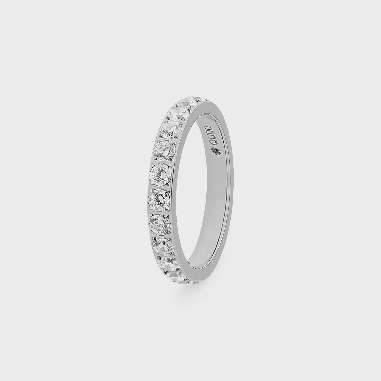 Qudo S/S Big Eternity Ring size 54 615888