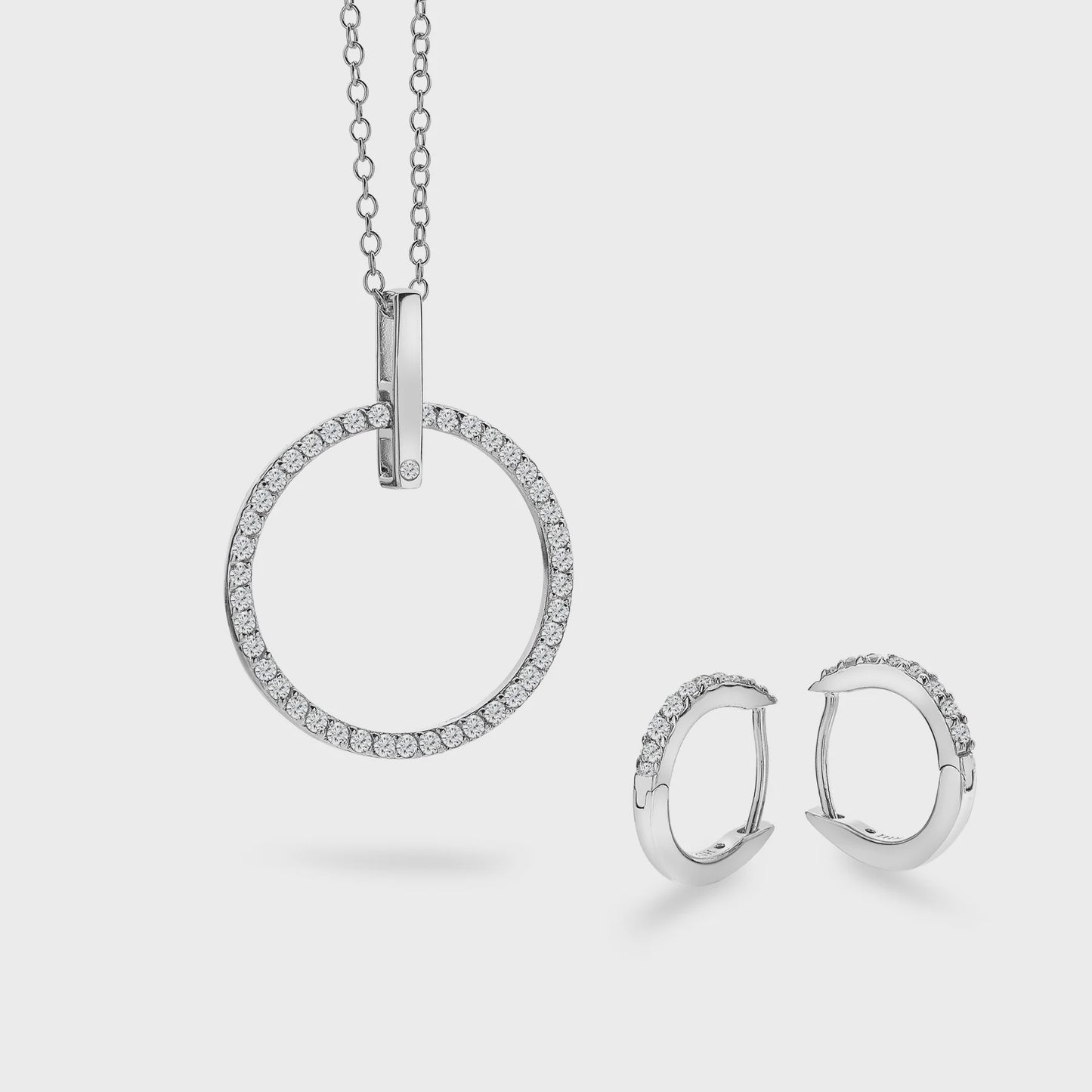 Hot Diamonds Constant Pendant And Earring Set SS142