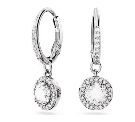 Swarovski Una Silver Tine Drop Earrings 5689682