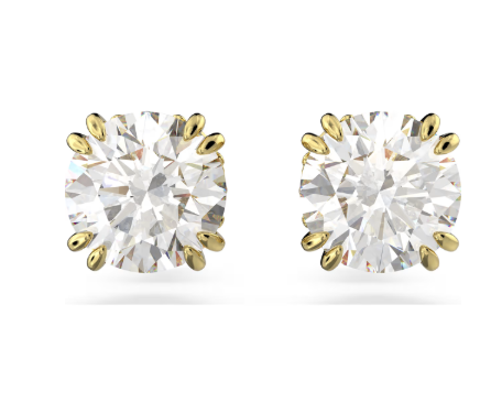 Swarovski Constella Gold Stud Earrings 5642595