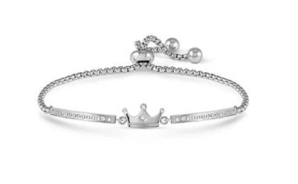 NOMINATION Milleluci Refined Steel Crown Bracelet 028016-039