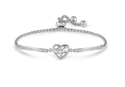 NOMINATION Milleluci Refined Steel Tree of Life Bracelet 028019-017