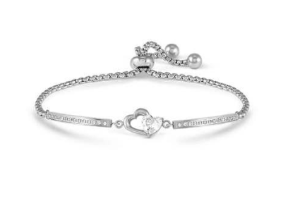 NOMINATION Milleluci Refined Steel Heart Bracelet 028019-022