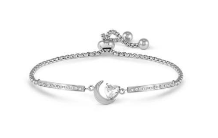 NOMINATION Milleluci Refined Steel Moon Bracelet 028019-038