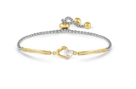 NOMINATION Milleluci Refined Gold Tone Heart Bracelet 028021-022