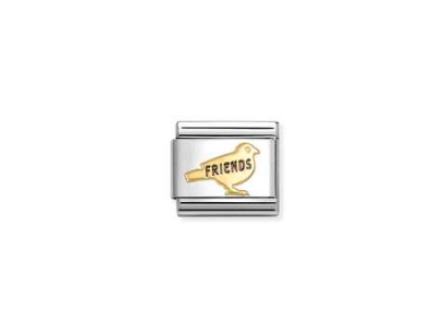 NOMINATION Gold Friends Bird Charm 030285-72