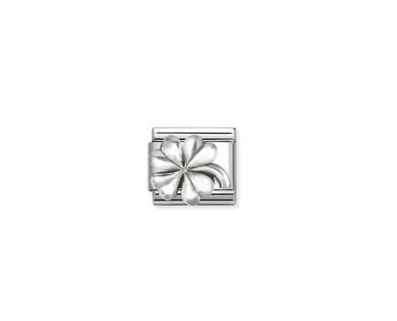 NOMINATION Silver Four Leaf Clover Charm 330101-96