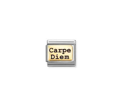 Nomination Gold Carpe Diem Charm 030166-73