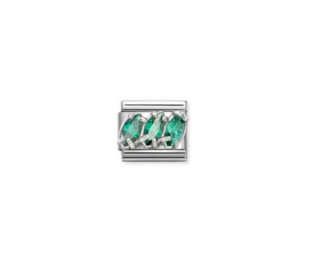 Nomination Trilogy Green Charm 330329-23