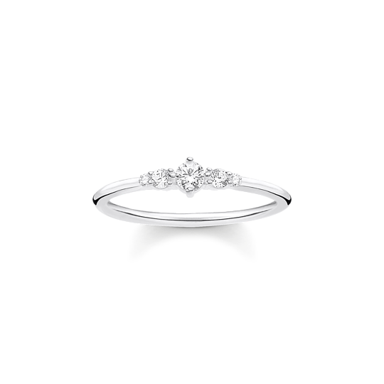 Thomas Sabo Vintage Silver CZ Ring TR2324-051-14