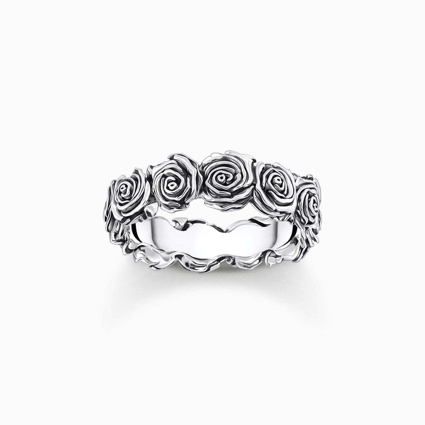 Thomas Sabo Silver Midnight Rose ring TR2488-637-21
