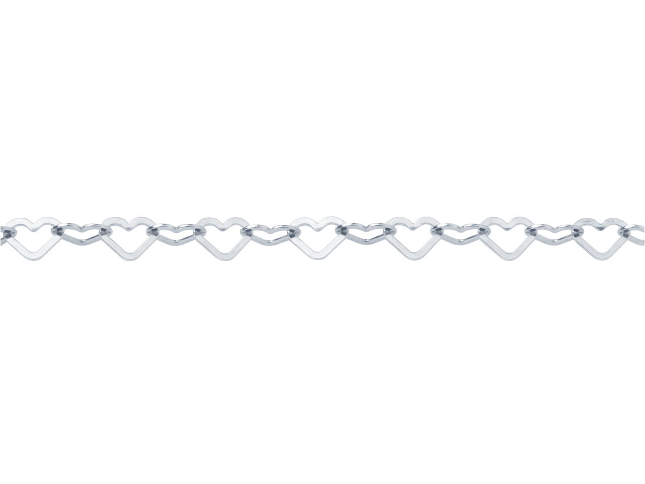 Sterling Silver Heart Bracelet Welded