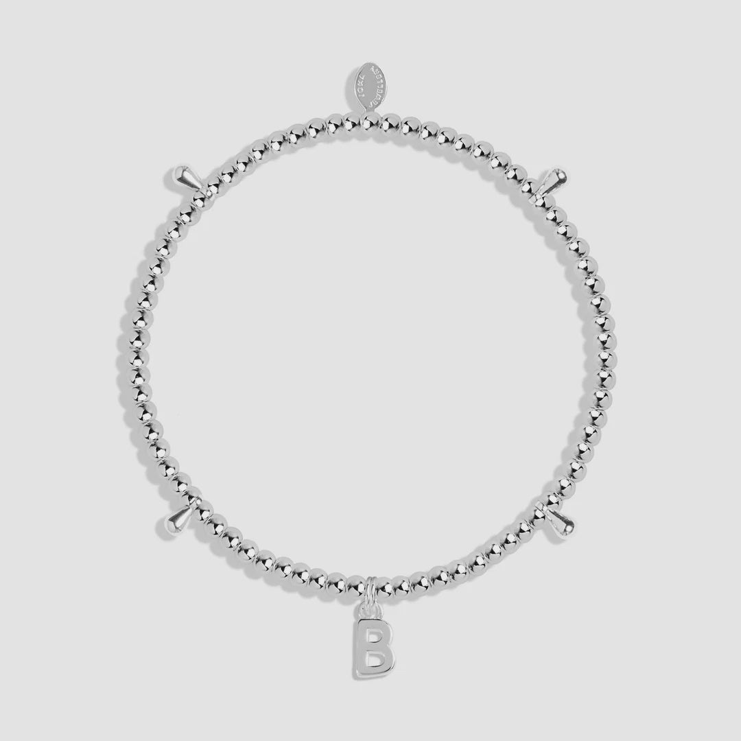 Joma Alphabet A Little B Silver Plated Bracelet 7743