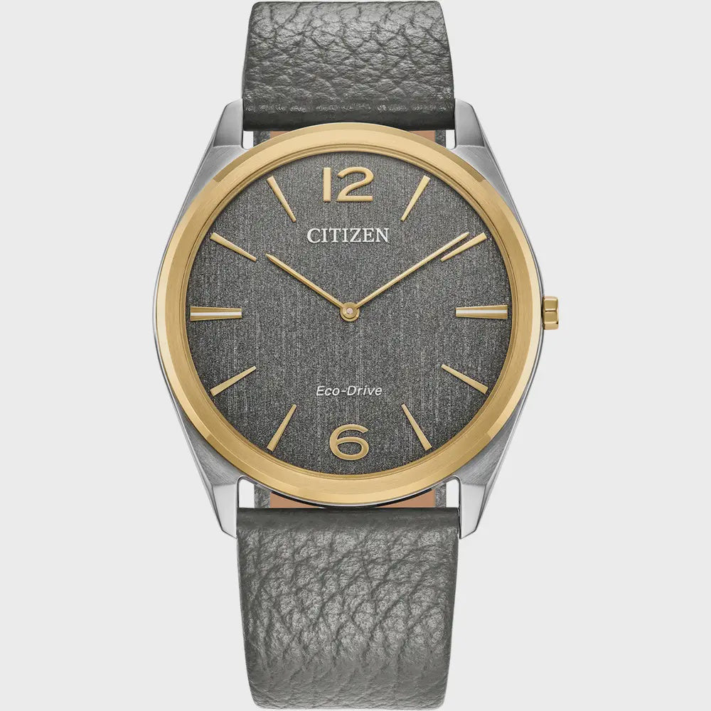 Citizen Stiletto Two Tone Watch with Leather Strap AR3124-07H