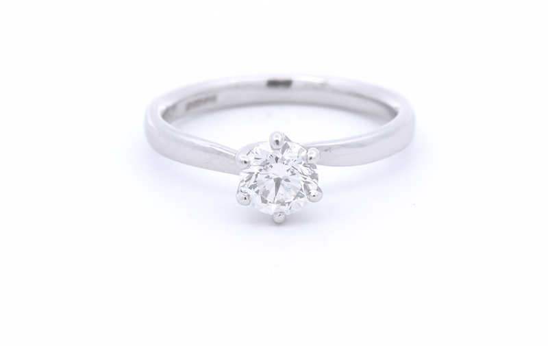 18ct Gold Solitaire Diamond Ring 0.71ct - ASM1443