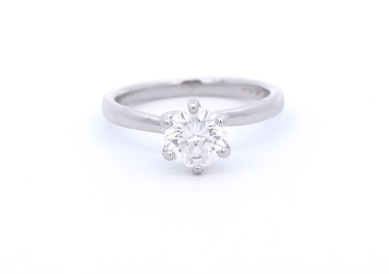 Platinum Solitaire Diamond Ring ASM1499