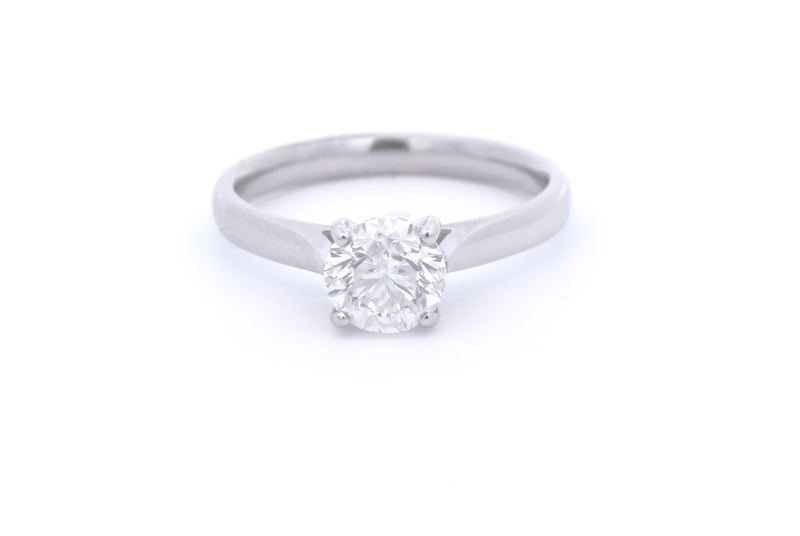 Platinum Diamond Solitaire Ring 1.14ct - ASM1551