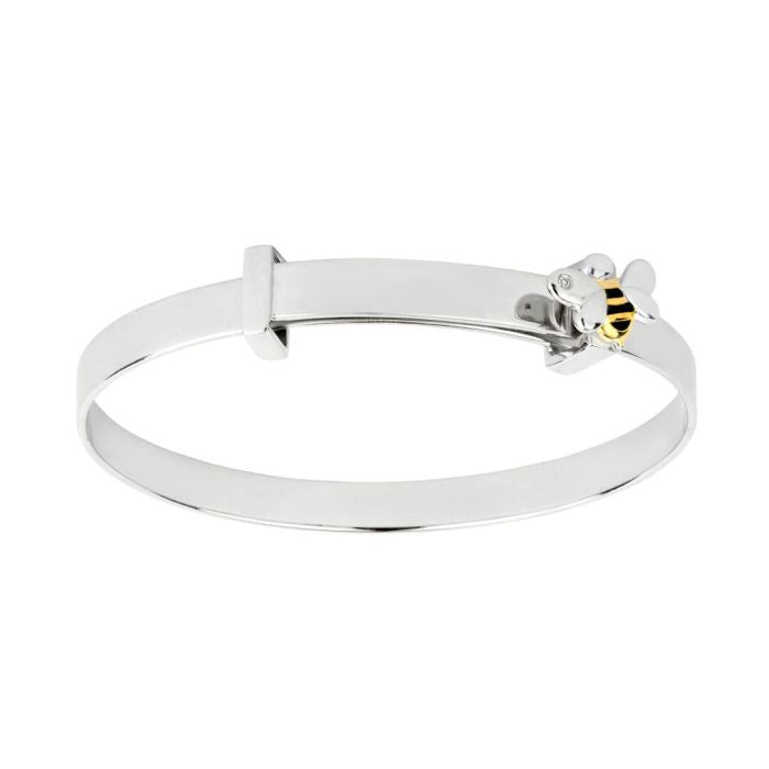 Enamel Bee Expanding Bangle with Diamond B5369