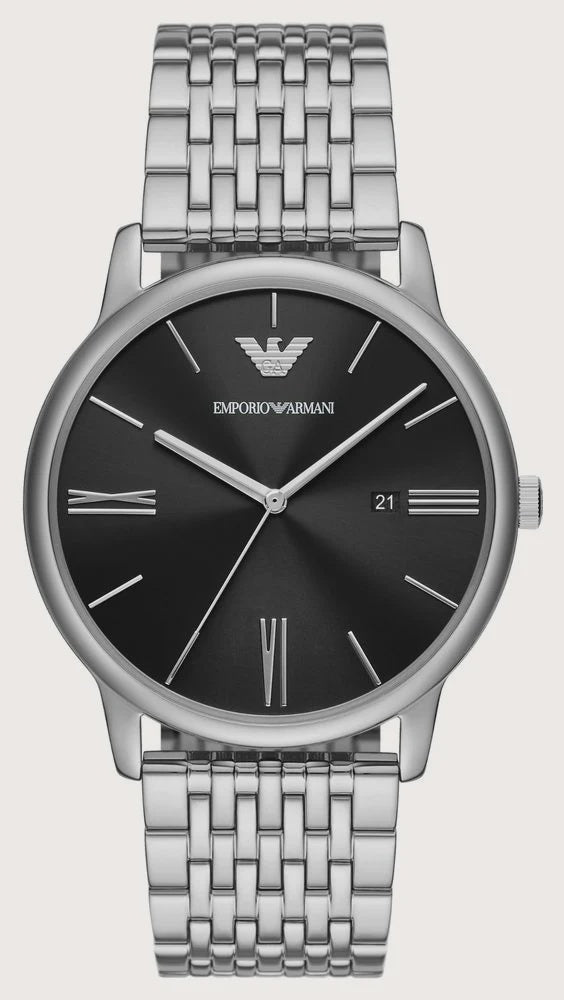Armani Black Dial Watch AR11600