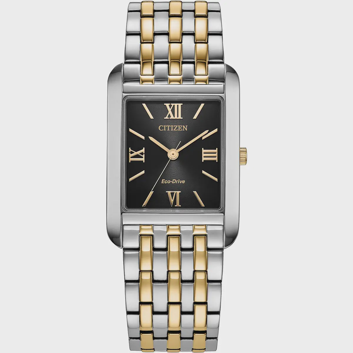 Citizen 2 tone Black Dial Watch BJ6574-59E