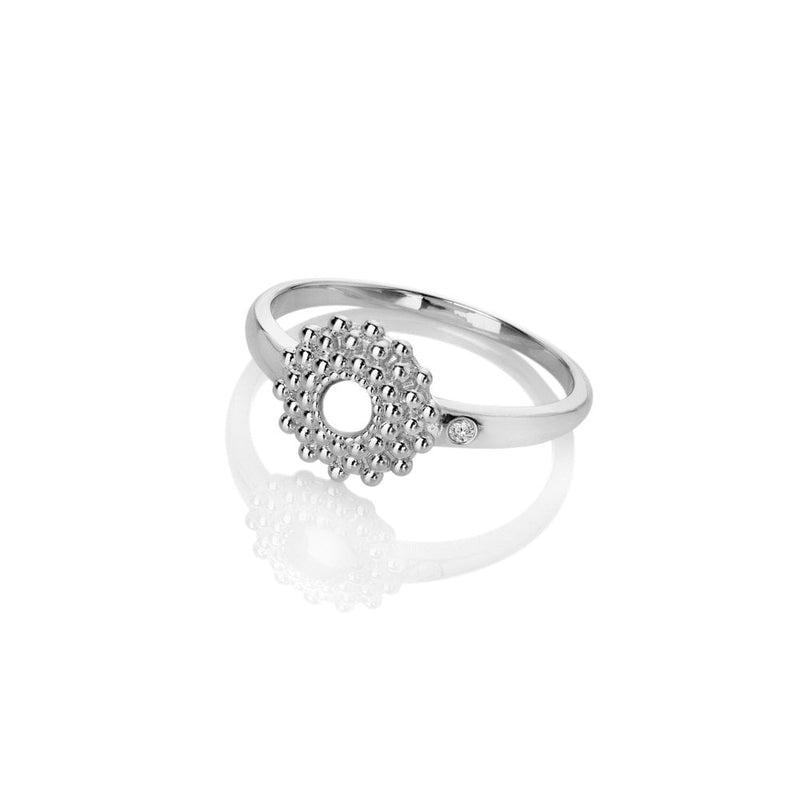 Hot Diamond Silver Blossom Ring DR278