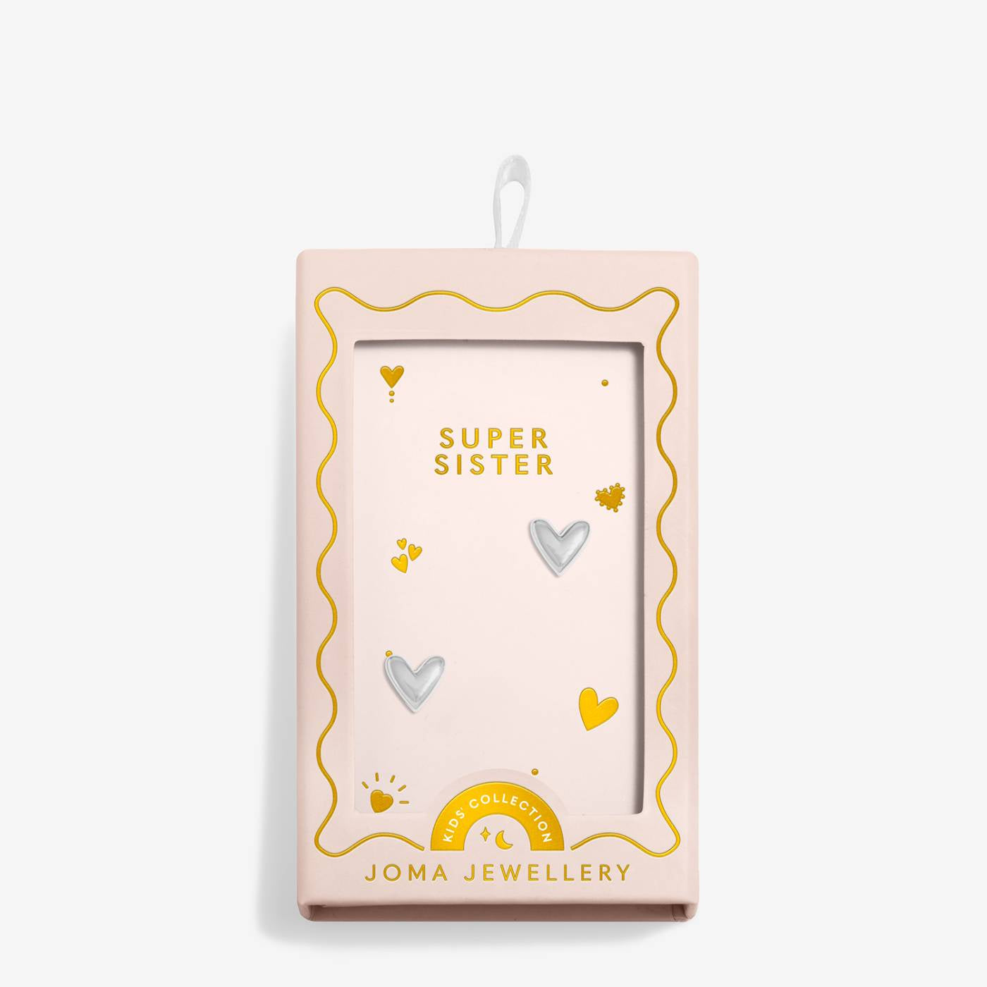 Joma Kids' Moments To Shine 'Super Sister' Earrings In Silver Plating C1050