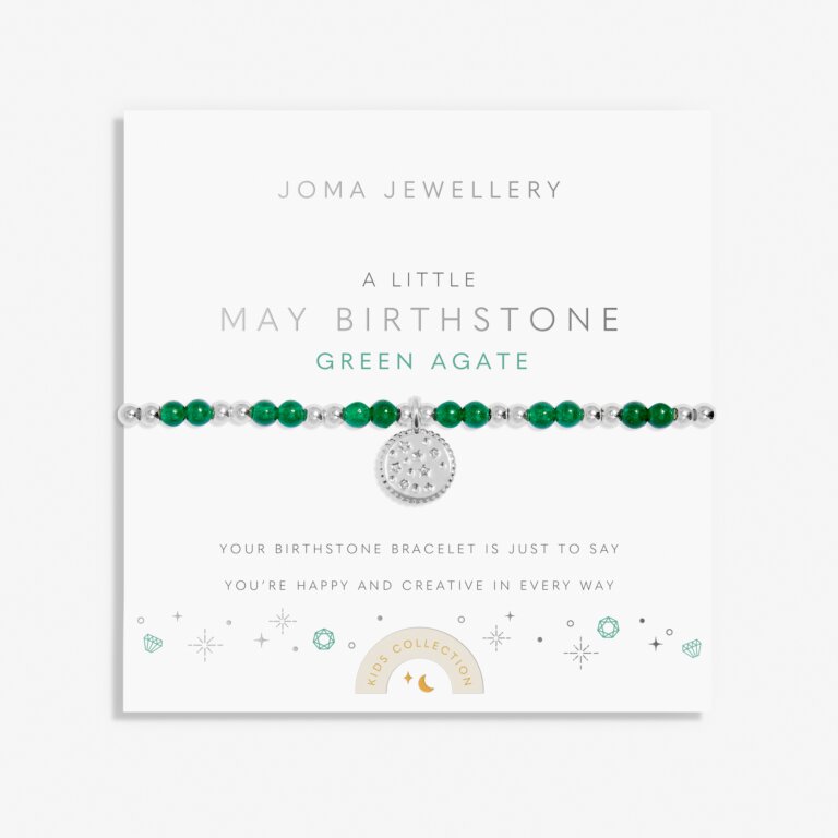 Joma Jewellery Children's Birthstone A Little May Bracelet C786