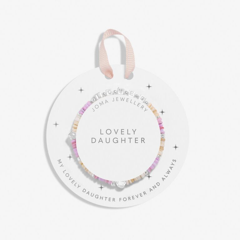 Joma Kids' Happy Little Moments 'Lovely Daughter' Bracelet In Silver Plating C815