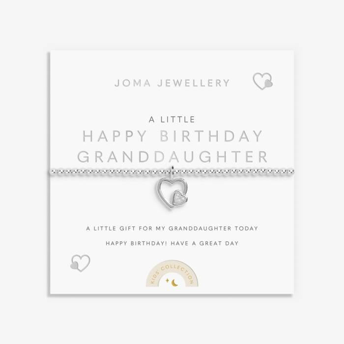 Joma Kids' A Little 'Happy Birthday Granddaughter' Bracelet C916