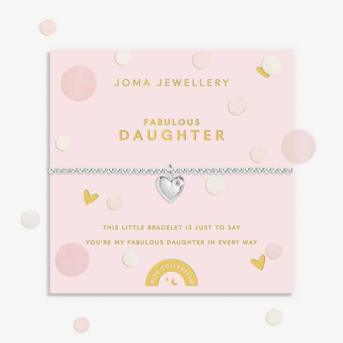 Joma Kids' Confetti A Little 'Fabulous Daughter' Bracelet C933