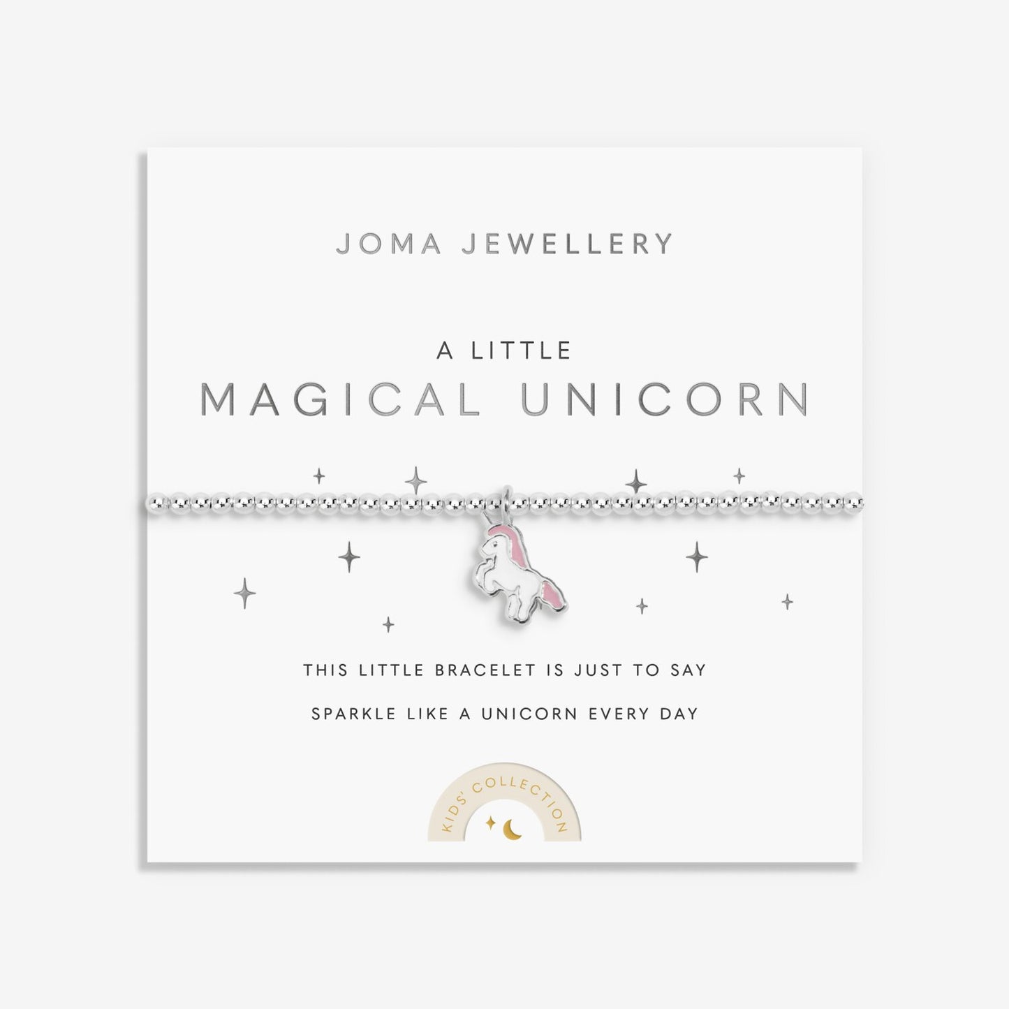 Joma Kids' A Little 'Magical Unicorn' Bracelet in Silver Plating C962