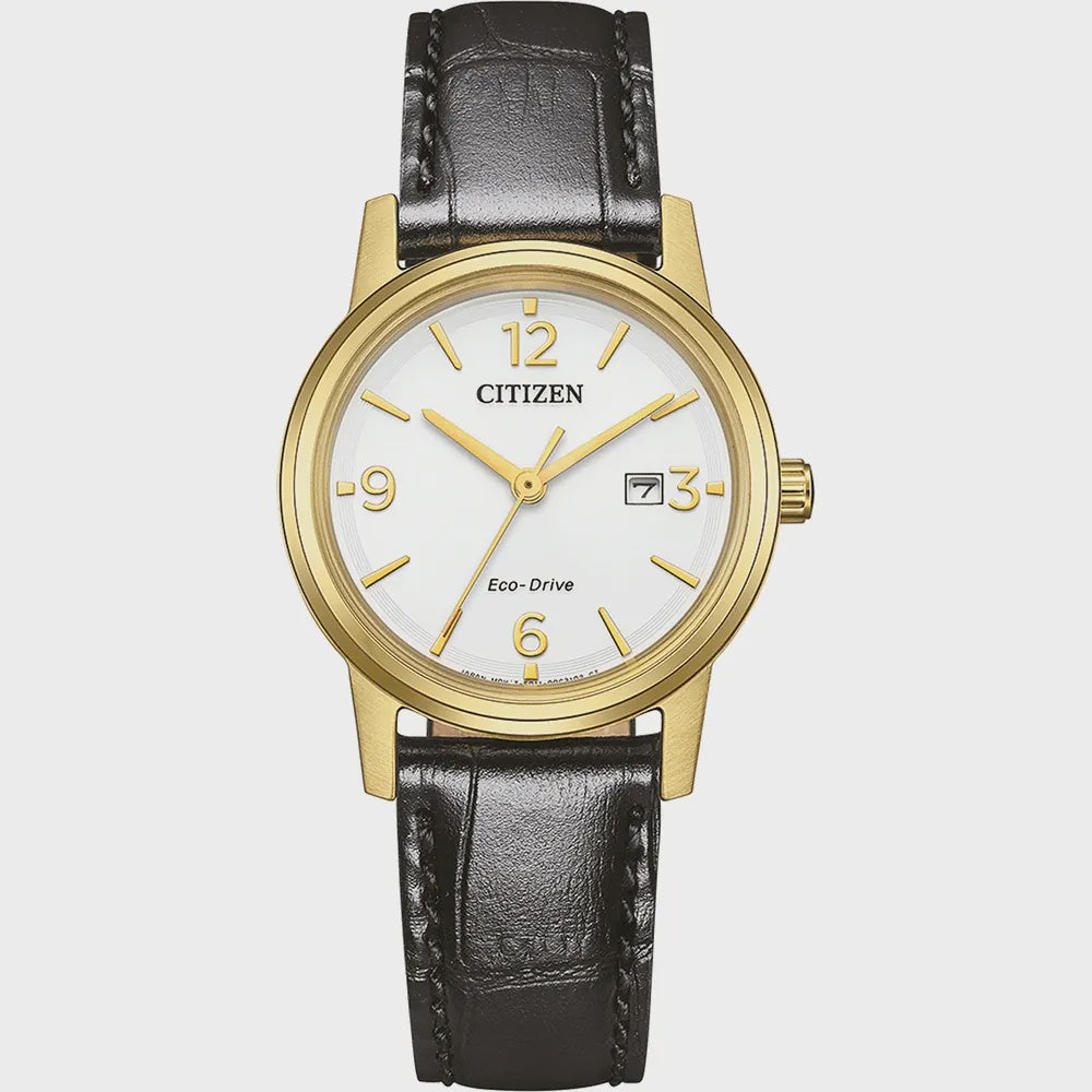 Citizen Black Strap Gold Tone Watch EW2722-01A